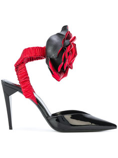 туфли-лодочки с заостренным носком Saint Laurent