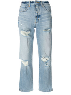 свободные укороченные джинсы Adaptation