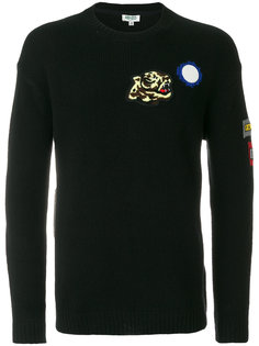 джемпер с заплатками Kenzo