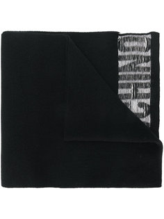 шарф с логотипом Moschino