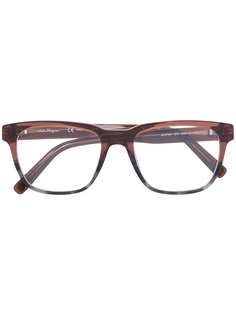 square frame glasses Salvatore Ferragamo Eyewear