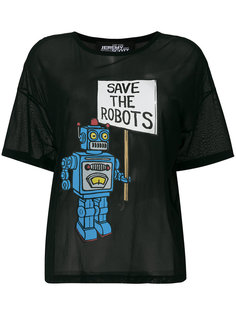 прозрачная футболка Save The Roots Jeremy Scott