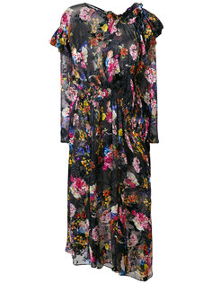 платье Aubrey с цветочным принтом Preen By Thornton Bregazzi
