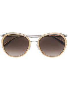 солнцезащитные очки в круглой оправе Alexander Mcqueen Eyewear