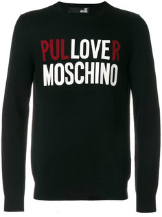 джемпер с логотипом Love Moschino