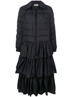 ярусное дутое пальто Red Valentino