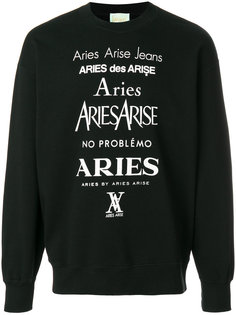толстовка с логотипом Aries