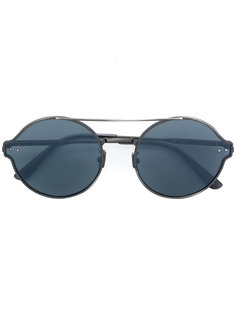 круглые солнцезащитные очки Bottega Veneta Eyewear