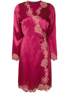 халат с кружевной отделкой  Carine Gilson