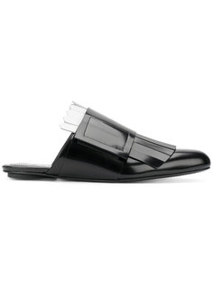 лакированные мюли с бахромой Marni