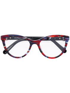 cat eye-frame optical glasses Salvatore Ferragamo Eyewear