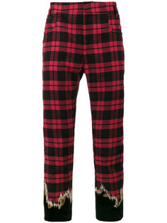 клетчатые брюки Haider Ackermann