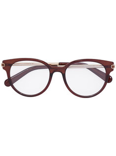 round-frame optical glasses Salvatore Ferragamo Eyewear