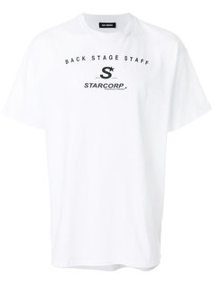 футболка с принтом Back Stage Staff  Raf Simons