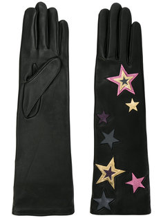 длинные перчатки со звездами Agnelle