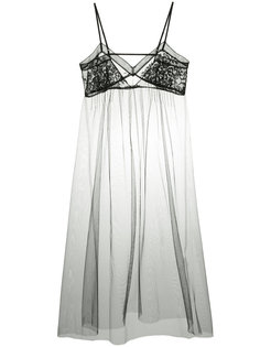 платье с шифоновым верхним слоем  Aula