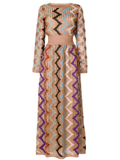 длинное трикотажное платье Missoni