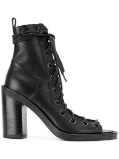 ботинки на шнуровке с открытым носком Ann Demeulemeester