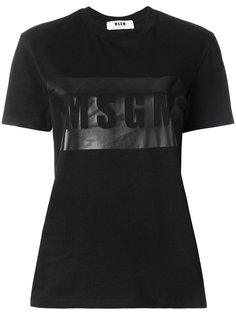 футболка с логотипом  MSGM