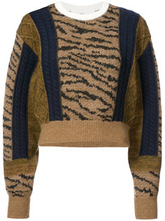свитер с тигровым узором Toga