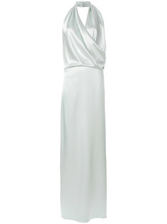 платье с драпировкой  Lanvin