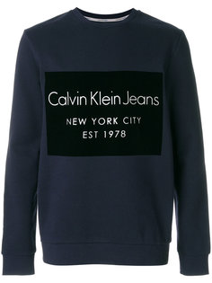 толстовка с принтом-логотипом Calvin Klein Jeans