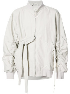 куртка-бомбер со сборками и завязками Damir Doma