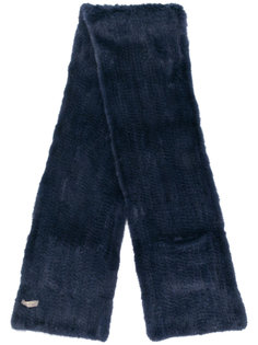 меховой шарф с карманами N.Peal