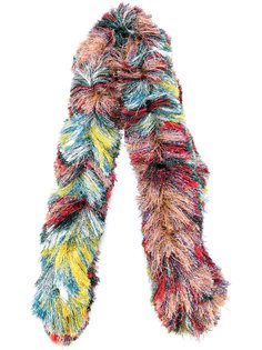 длинный пушистый шарф Missoni