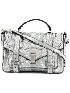 сумка PS1+ с тиснением под кожу питона Proenza Schouler