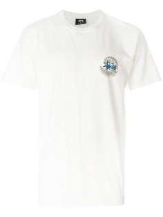 футболка с заплаткой с логотипом Stussy