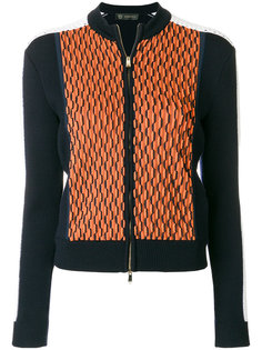джемпер с узором на молнии Versace