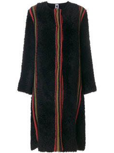 фактурное пальто с полосками  M Missoni