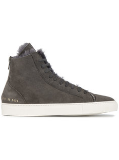 хайтопы Tournament с овечьей шерстью Common Projects