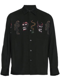 рубашка с открытым воротником Wacko Maria