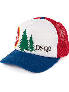 colour-block logo baseball cap Dsquared2