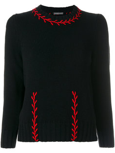 джемпер со строчкой Alexander McQueen