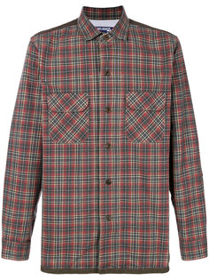 фланелевая рубашка в клетку Junya Watanabe Comme Des Garçons