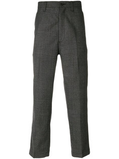 плиссированные брюки прямого кроя  Junya Watanabe Comme Des Garçons Man