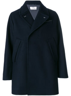 классическое пальто с потайной застежкой Oamc