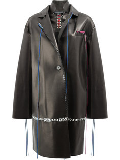 пальто с декоративной строчкой Alexander McQueen