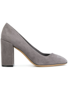 туфли-лодочки на наборном каблуке Salvatore Ferragamo