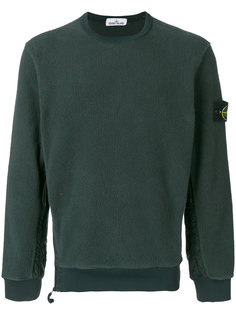 флисовая толстовка с заплаткой с логотипом Stone Island
