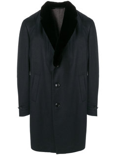 однобортное пальто Ermenegildo Zegna