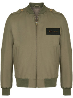 укороченная куртка-бомбер с логотипом Kent & Curwen