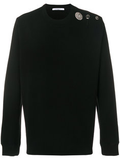 толстовка с декоративными пуговицами Givenchy