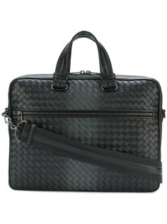 gradient spotted briefcase Bottega Veneta