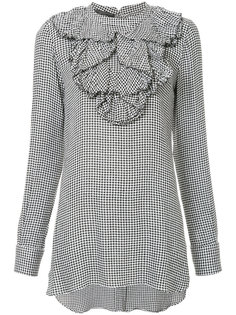 блузка в ломаную клетку  Ermanno Scervino