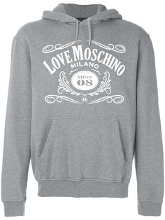 толстовка с логотипом Love Moschino