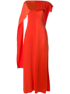 платье шифт с драпировкой Dvf Diane Von Furstenberg
